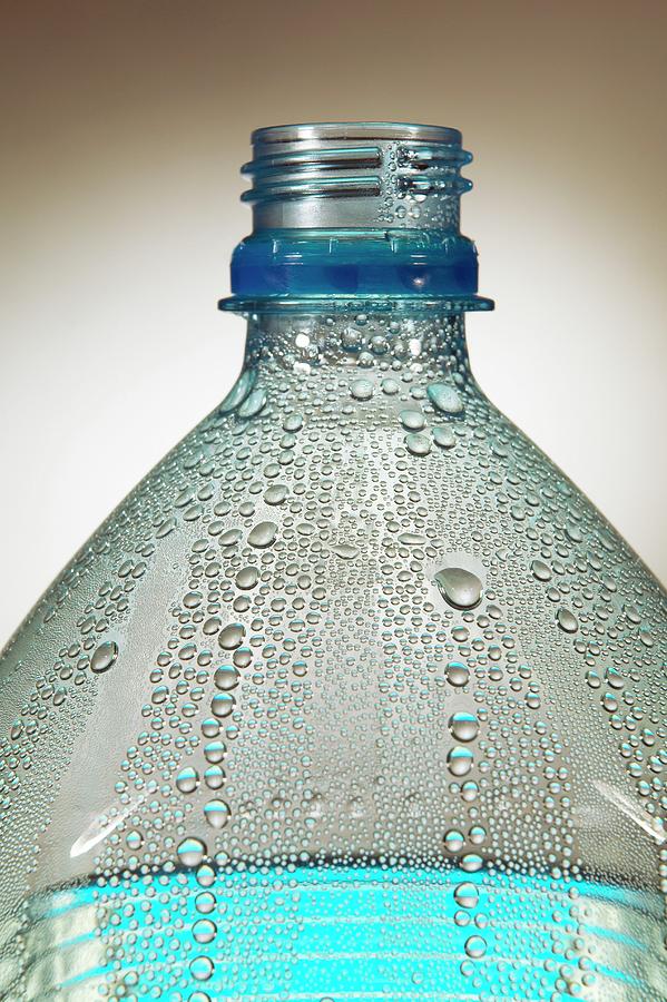 Condensation On Water Bottle Photograph by Mark Sykes