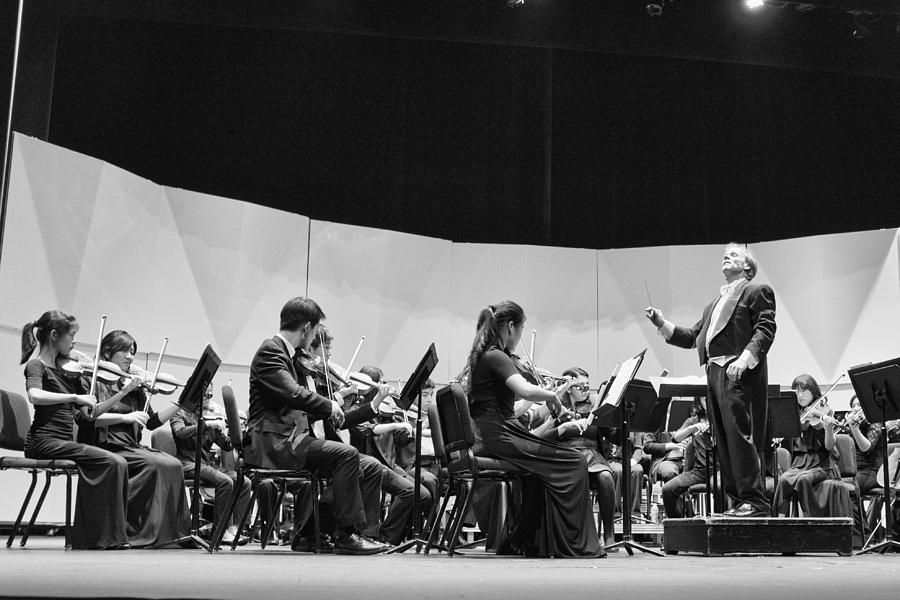 Conductor Jeff Edmons Photograph by Hugh Smith