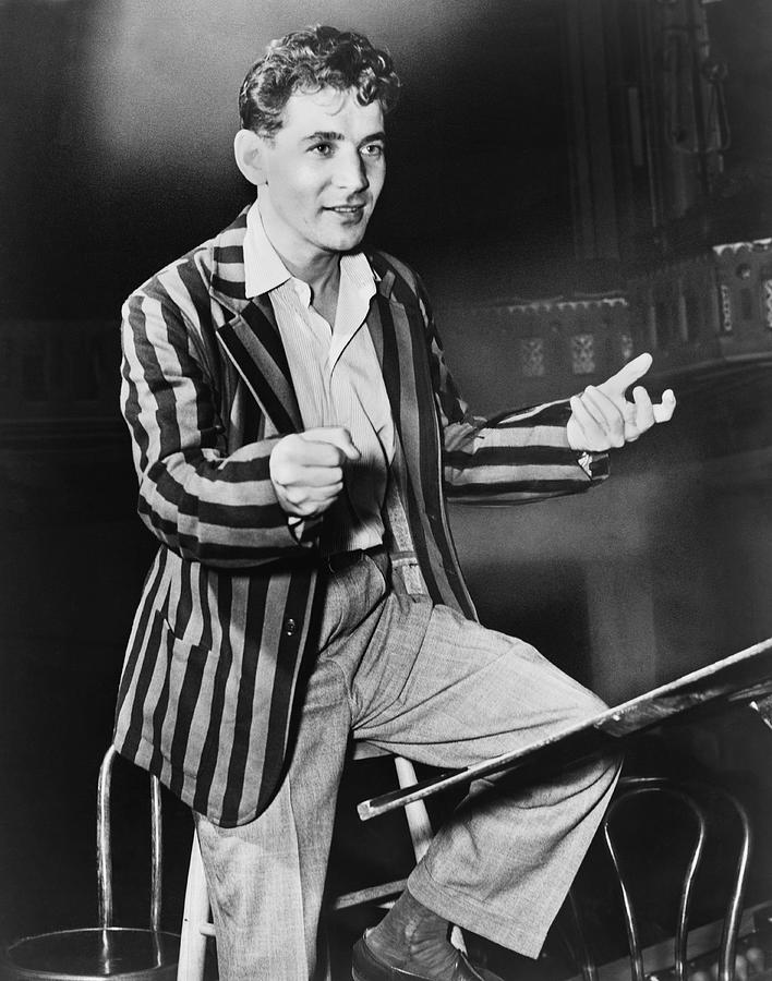 Conductor Leonard Bernstein Photograph by Fred Palumbo
