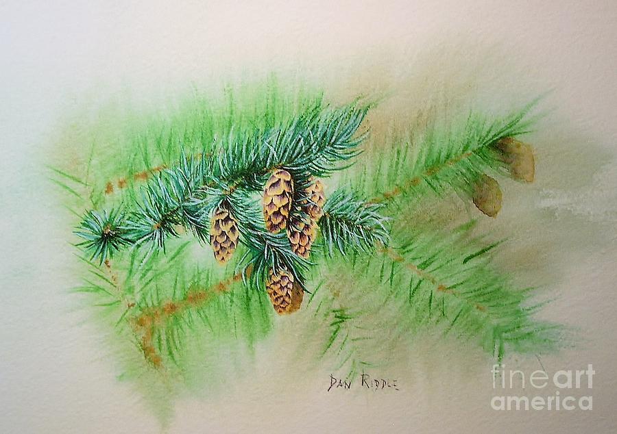 Cones Painting by Dan Riddle - Pixels