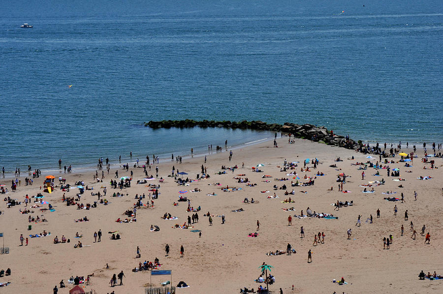 Coney Island Beach Photograph by Diane Lent