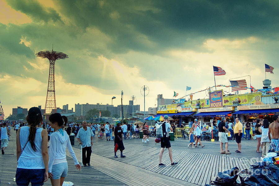 New York City Photograph - Coney Island Brooklyn New York City by Sabine Jacobs