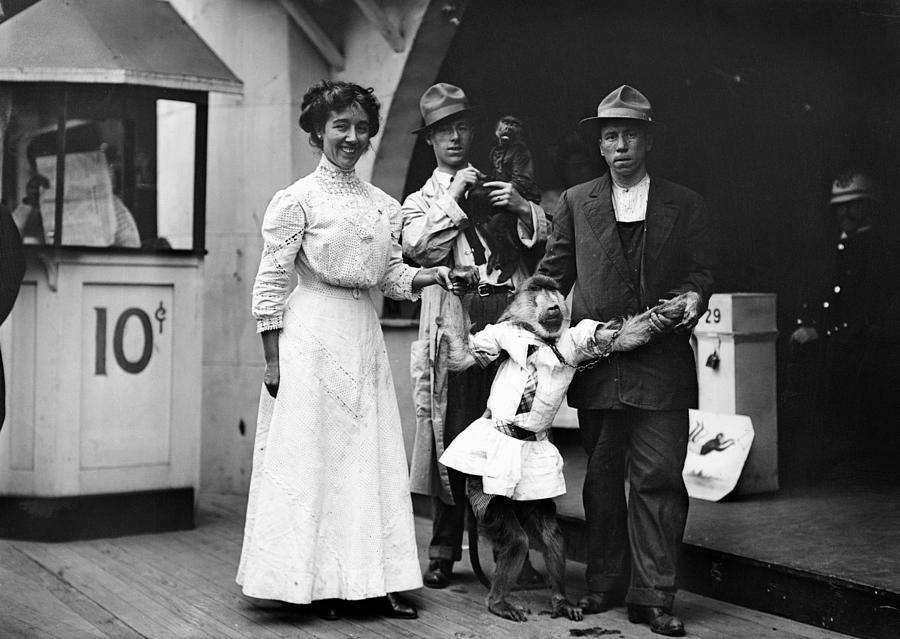Coney Island Drand Family Photograph by Granger