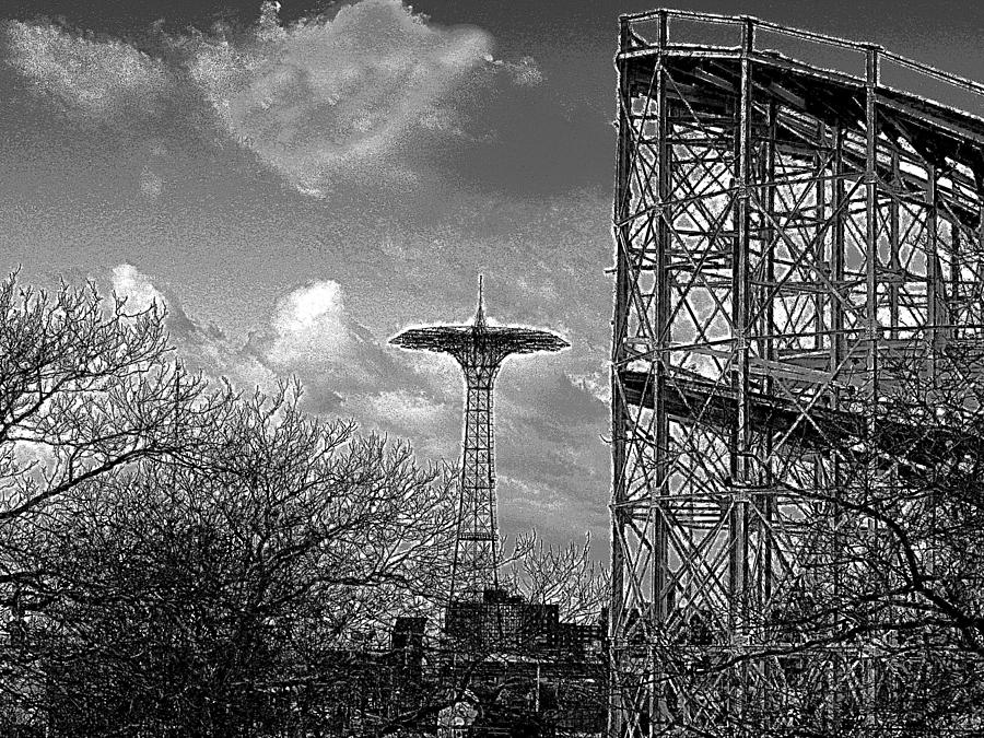 Coney Island Icons Photograph by Jeff Watts | Pixels