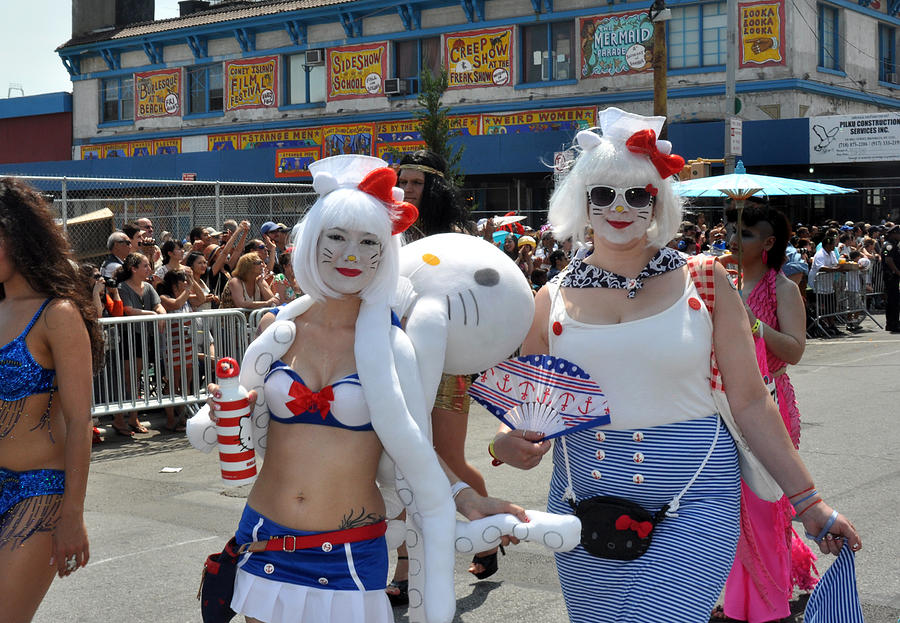 Coney Island Mermaid Parade Photograph by Diane Lent