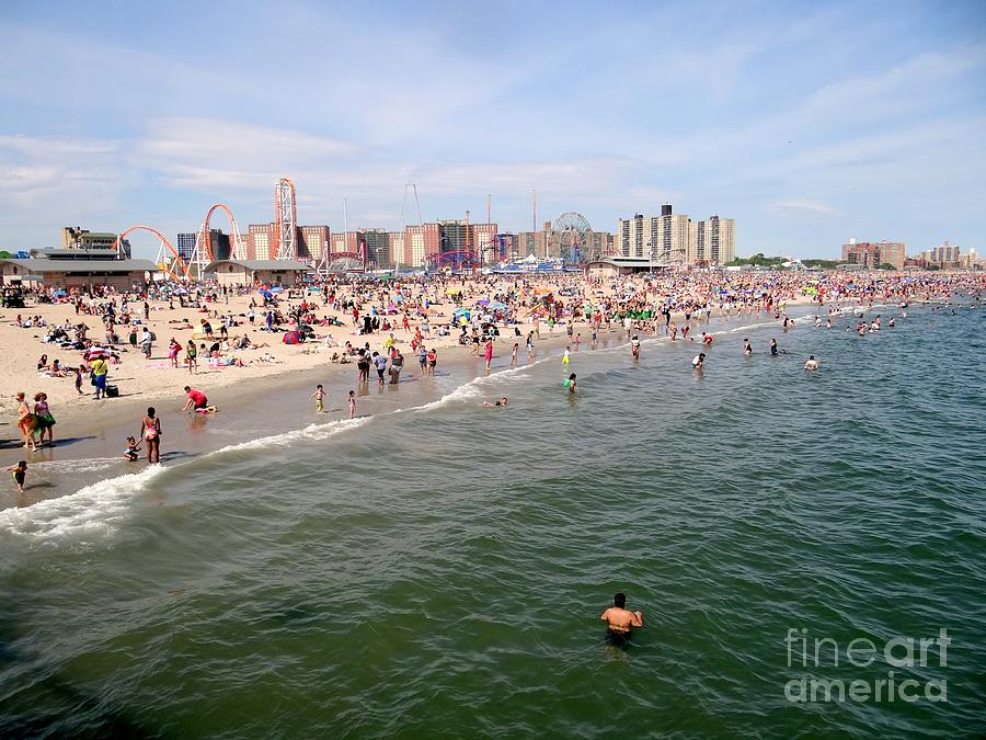 Coney Island Shore Photograph by Ed Weidman | Fine Art America