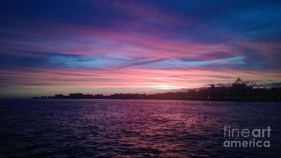 Telfer Photograph - Coney Island Summertime Sunset by John Telfer
