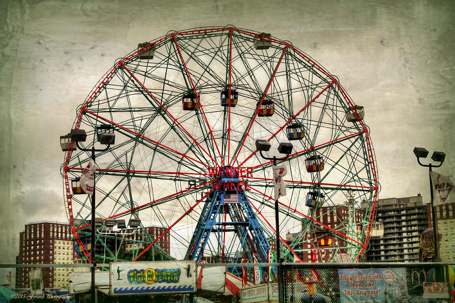 Coney Island Wonder Wheel  Photograph by Debra Forand