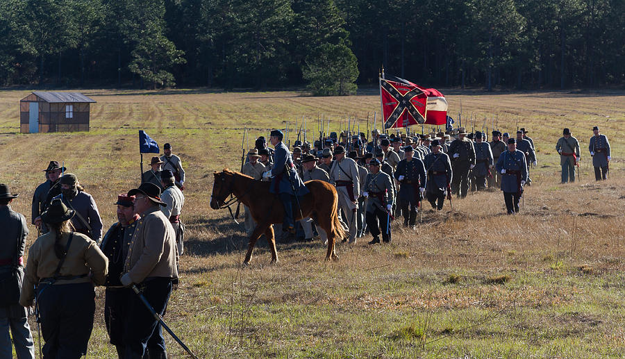 Confederate army Photograph by Jane Luxton