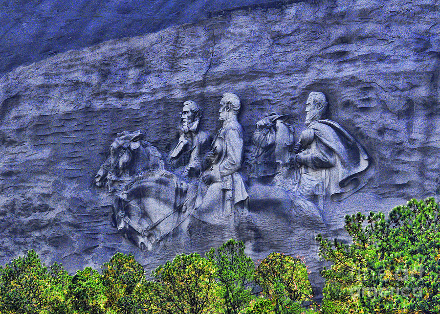 Confederate Carvings Photograph by Irene Dowdy - Fine Art America