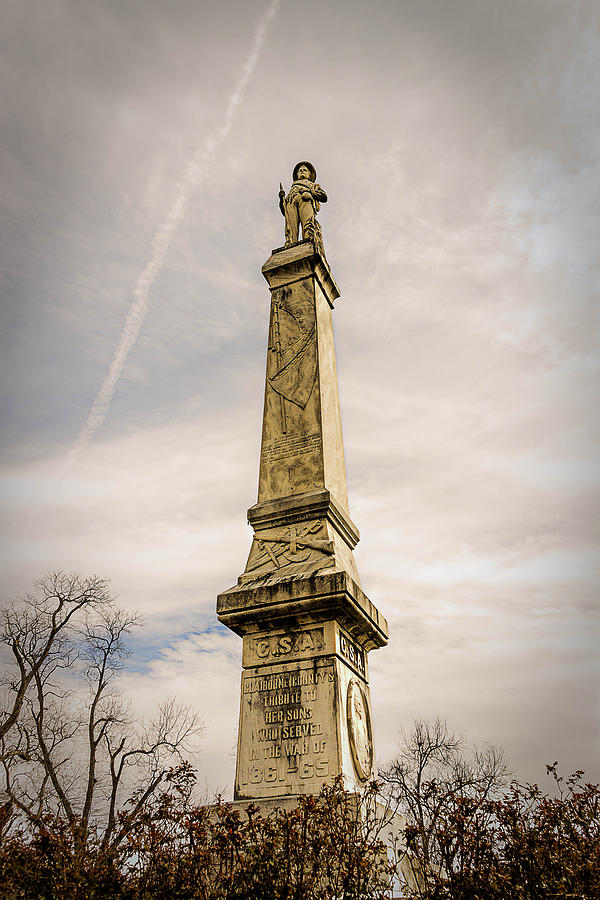 Confederate Monument Photograph by Maria Coulson