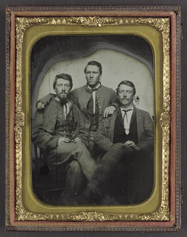 Confederate Soldiers, C1863 Photograph by Granger