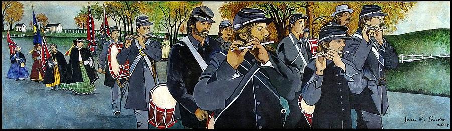 Richmond Painting - Confederate Soldiers by Joan Shaver