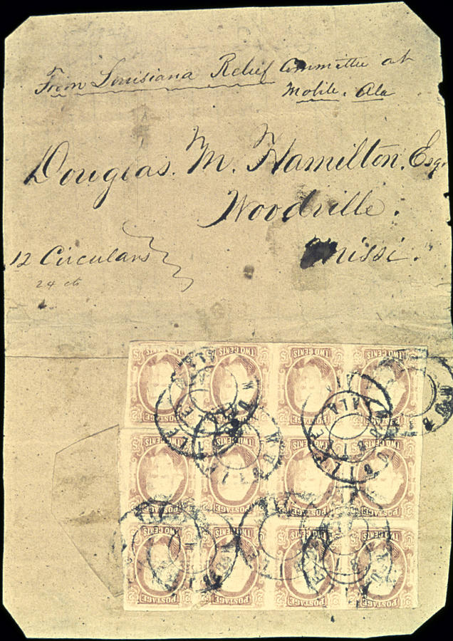 Confederate Stamps, 1863 by Granger