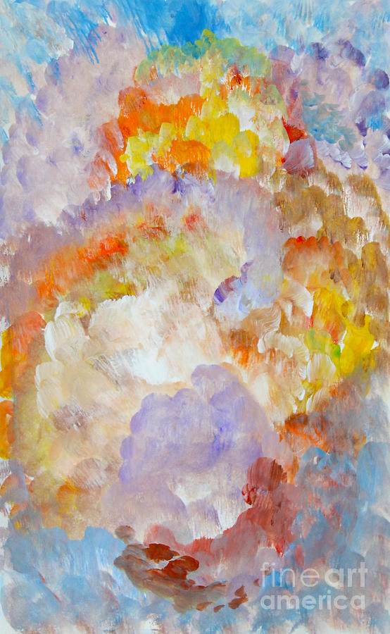 Abstract Painting - Conference of Color Choir of Sound by Anne Cameron Cutri