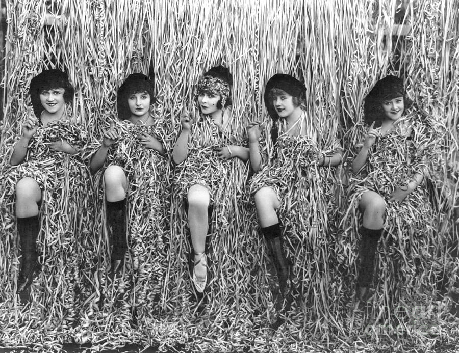 Confetti Girls 1918 Photograph by Padre Art