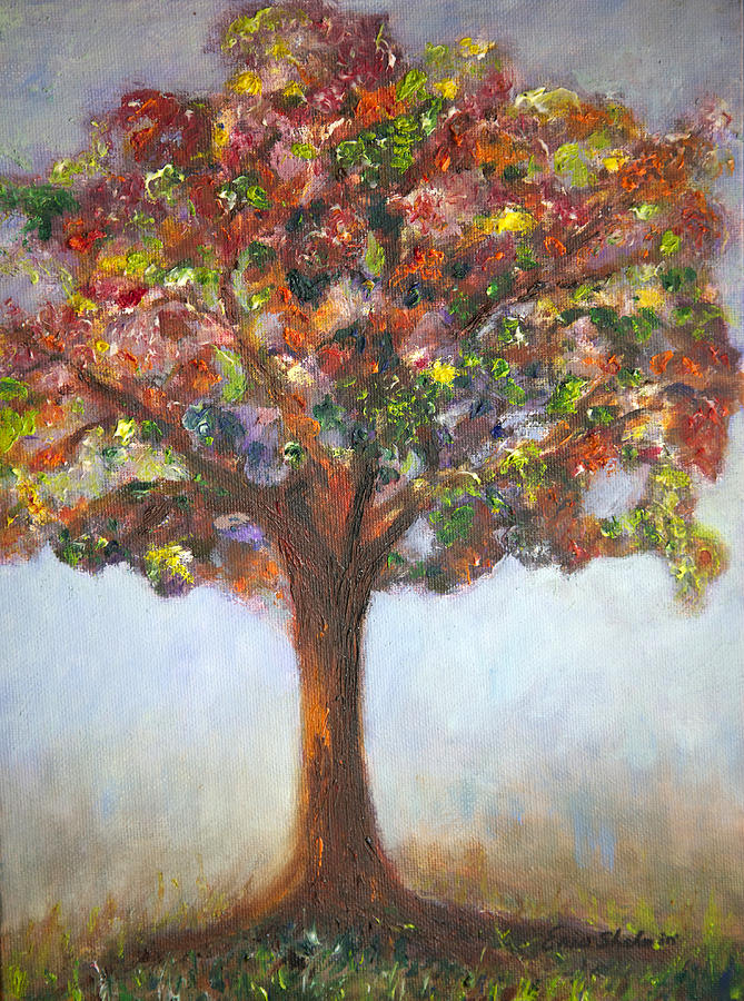 Confetti Tree Painting by Portraits By NC