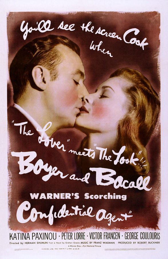 Movie Photograph - Confidential Agent, Us Poster by Everett