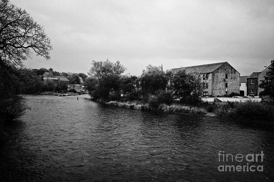 Confluence Of The Rivers Cocker And Derwent On A Rainy Overcast Day ...