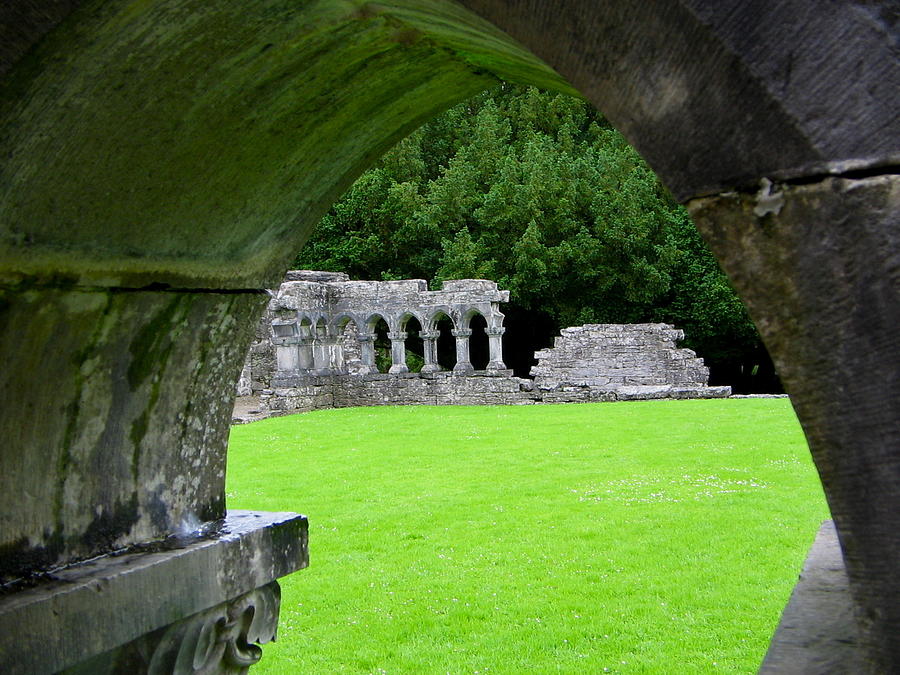 Cong Abbey View Photograph by Denise Mazzocco