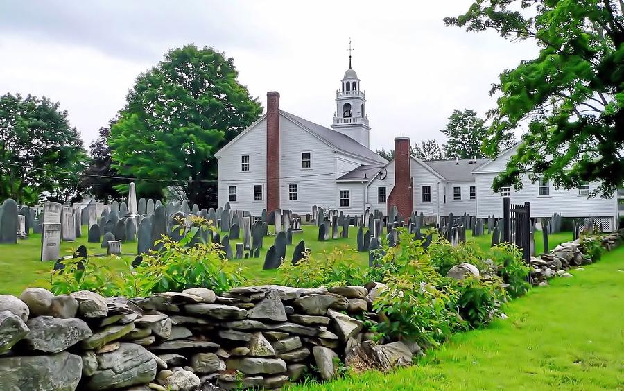 Congregational Church Cemetery Hollis NH Photograph by Janice Drew