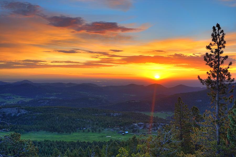 Conifer Photograph - Conifer Sunrise by David Ross Conifer Photograph - Conifer Sunrise by David Ross