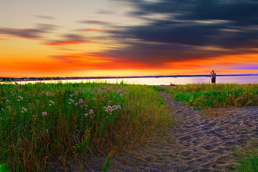 Conimicut Point Beach Rhode Island Photograph by Lourry Legarde Fine