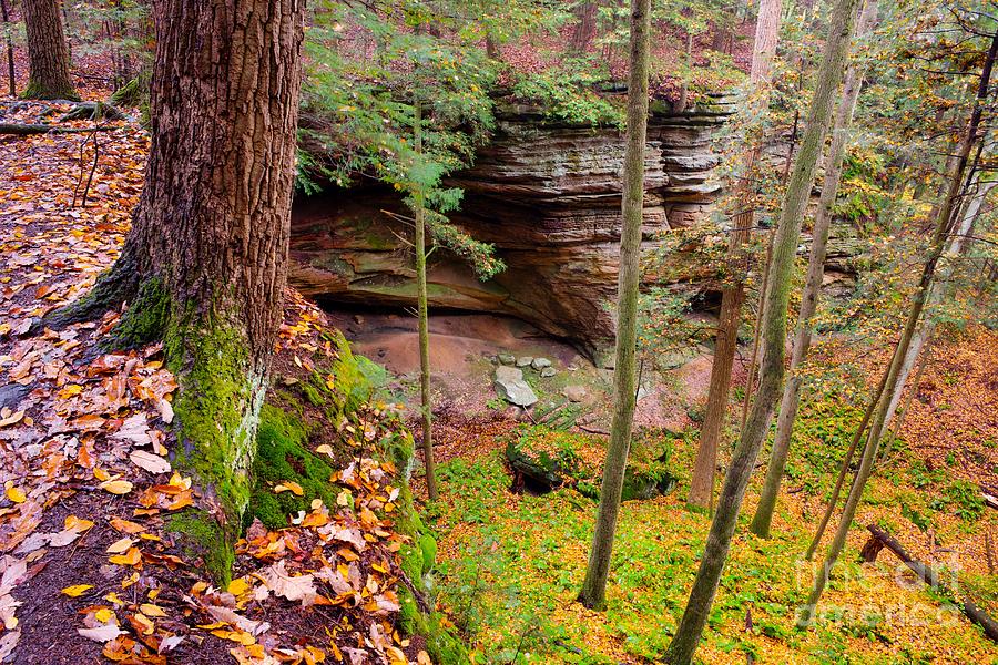 Conkles Hollow State Nature Preserve In October Photograph by Larry Knupp