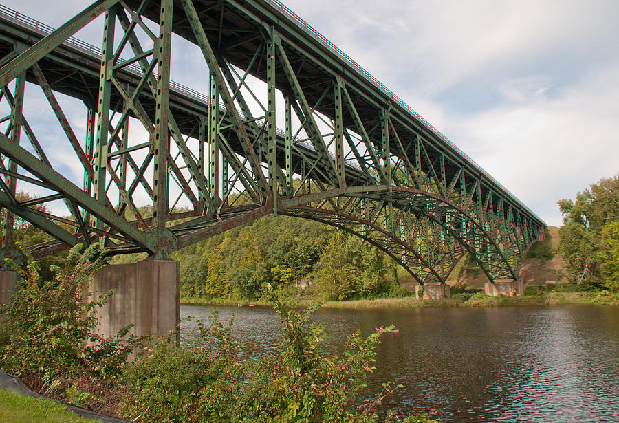 Connecticut River Bridge - Drummerston Vermont Photograph by John Black