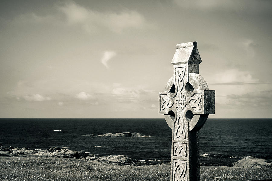 Connemara Celtic Cross Photograph by Mark Callanan