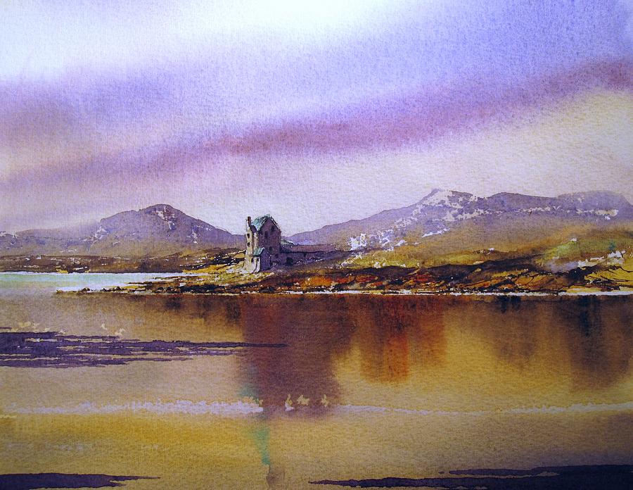 Nature Painting - Connemara Reflections by Roland Byrne