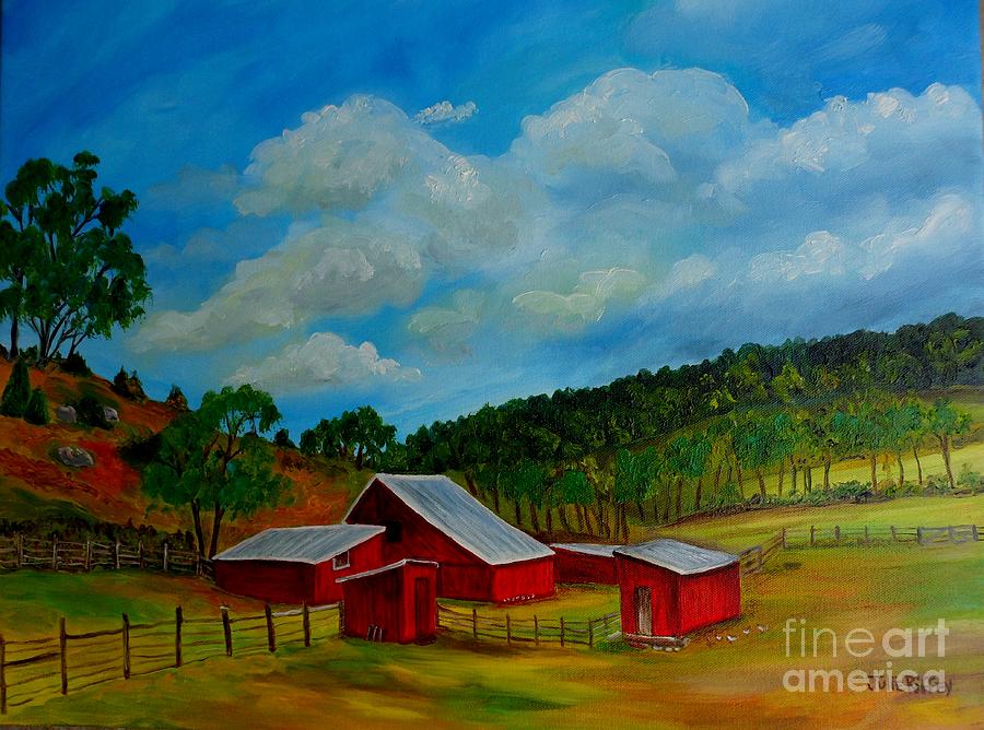 Conner Farm Floyd VA Painting by Julie Brugh Riffey