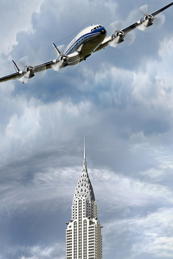 New York City Digital Art - Connie and the Chrysler by Peter Chilelli