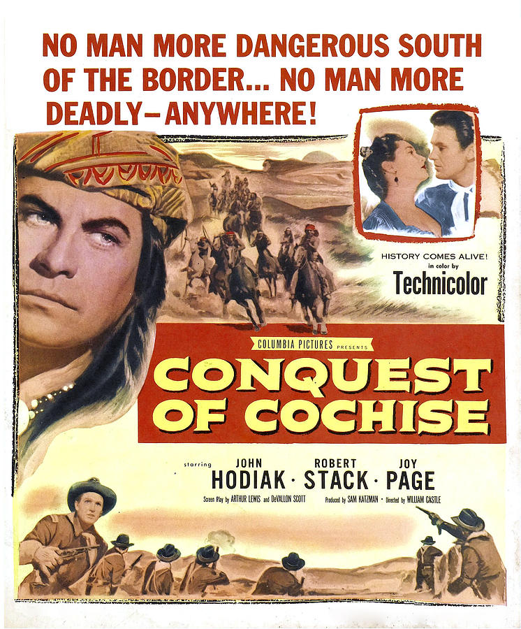 Conquest Of Cochise, Us Poster, Top Photograph by Everett