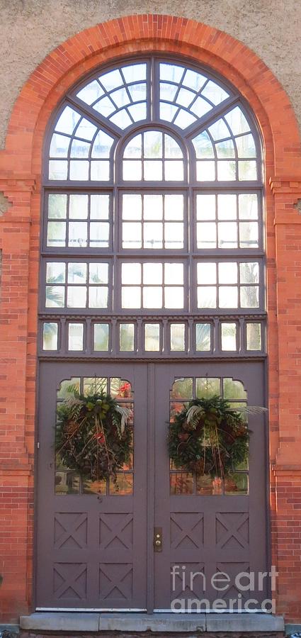 Conservatory Doors Photograph by Anita Adams