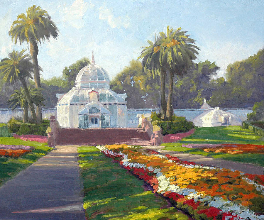 Conservatory Of Flowers Golden Gate Park Painting By Armand Cabrera
