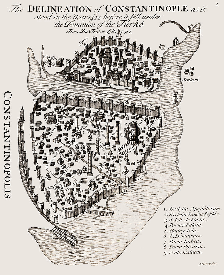 Constantinople, 1422 Photograph by Granger