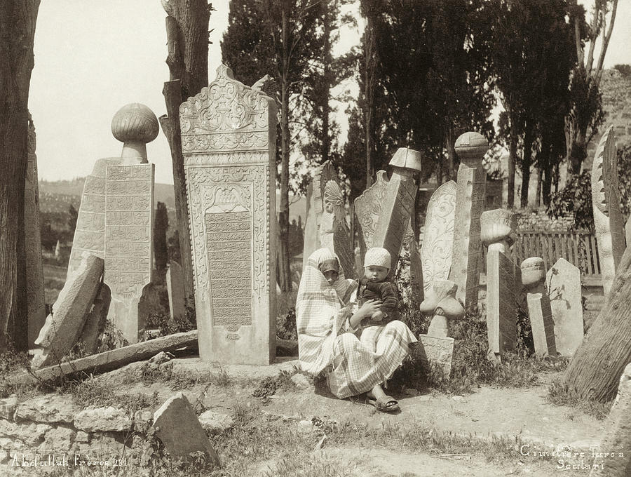 Constantinople Cemetery Photograph by Granger