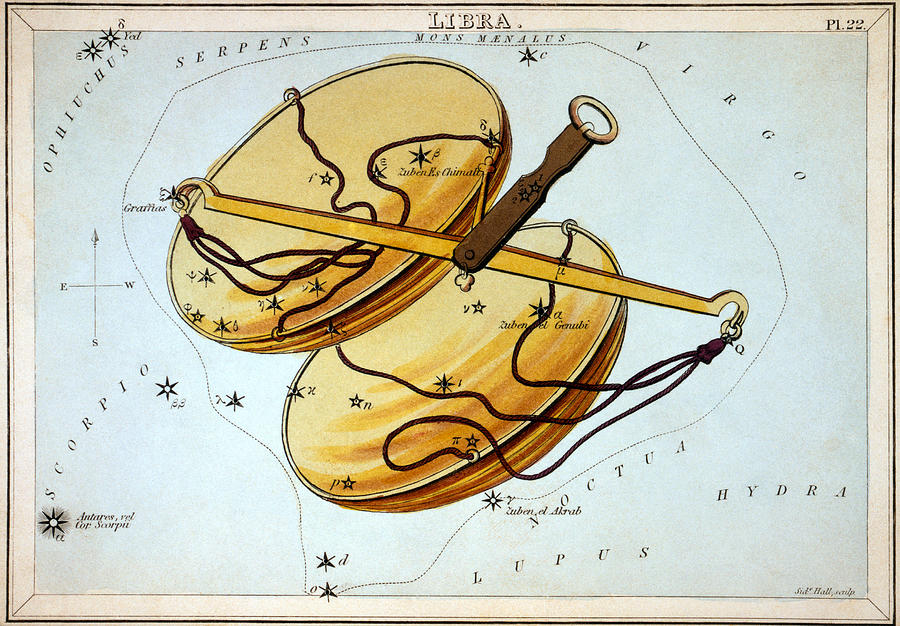 Constellation: Libra Photograph by Granger