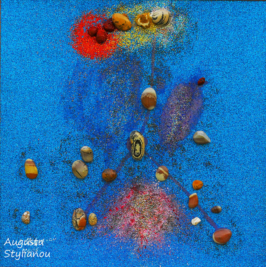 Constellation of Cancer Painting by Augusta Stylianou