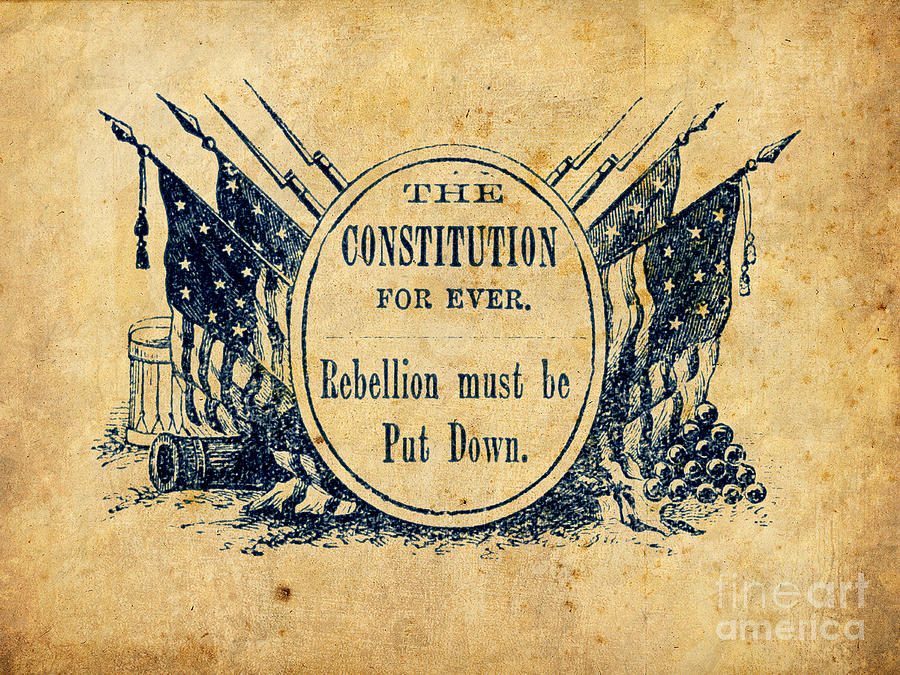 Flag Digital Art - Constitution Forever by God and Country Prints