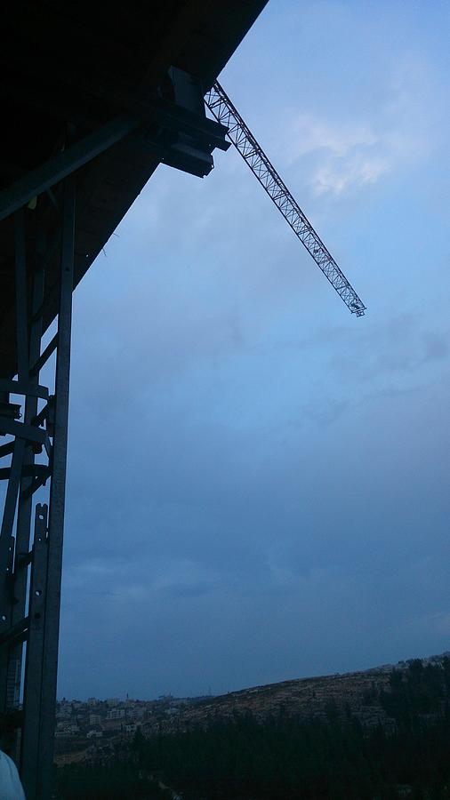 Construction Crane Photograph by Moshe Harboun