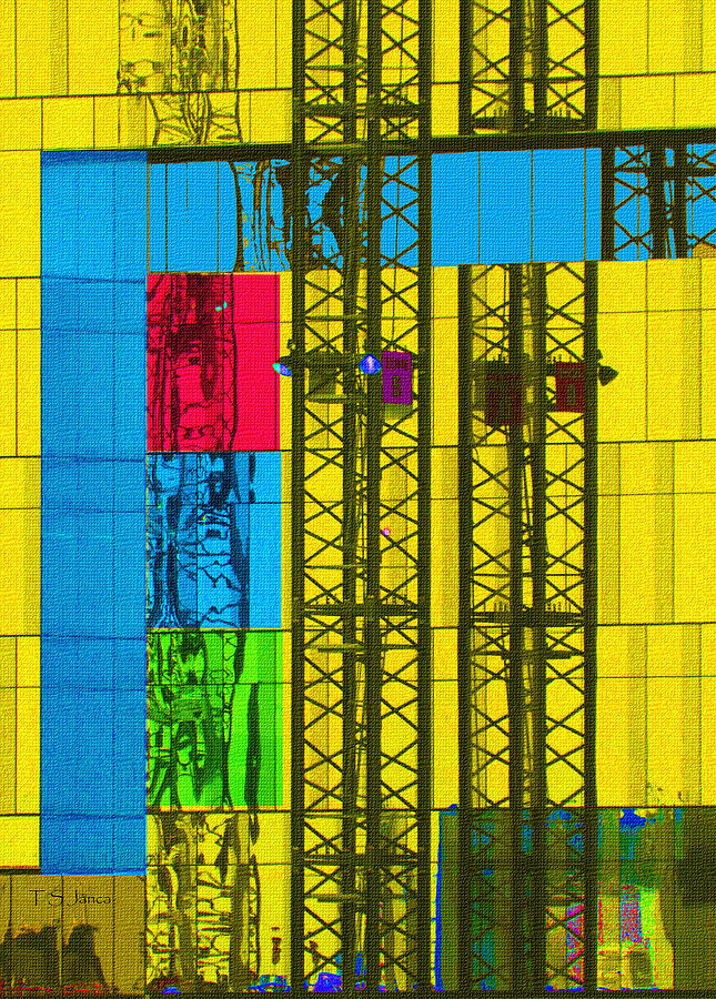 Construction Site Color Abstract Photograph by Tom Janca
