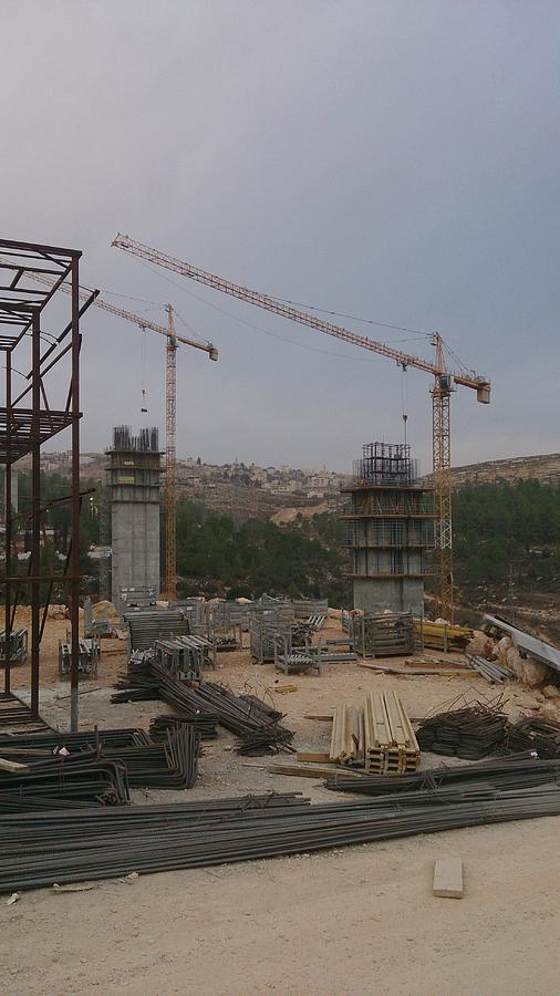 Construction Site Photograph by Moshe Harboun