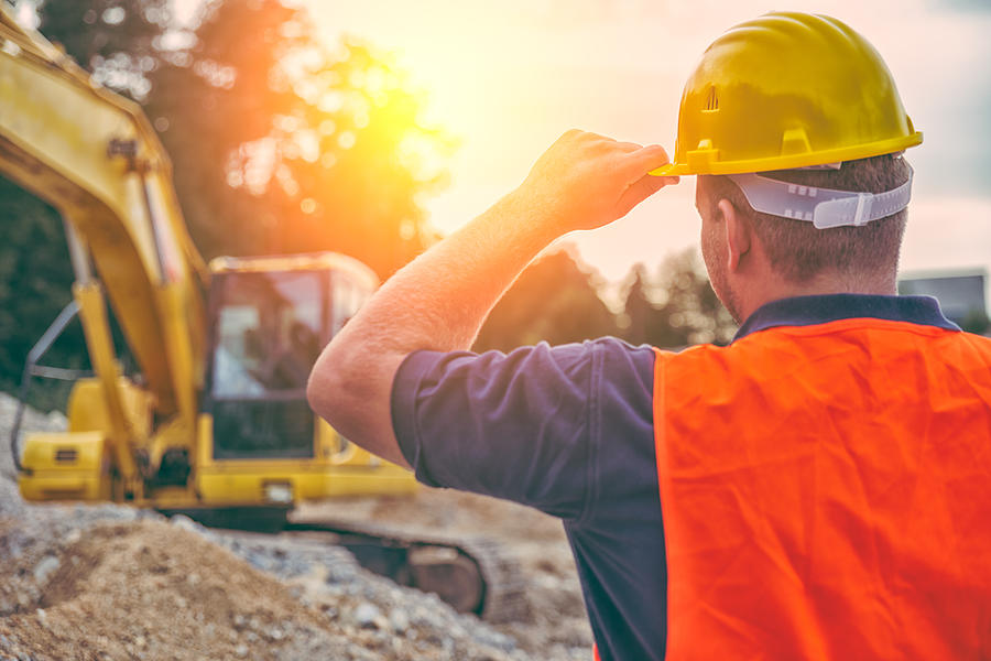 Construction Worker Photograph by GregorBister Construction Worker Photograph by GregorBister