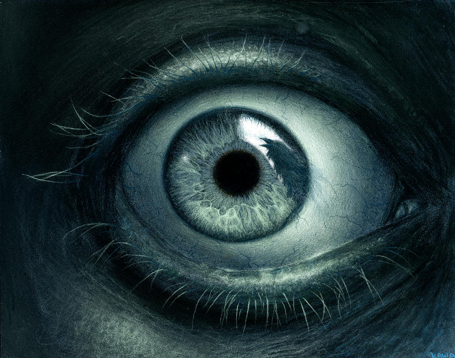 Eye Painting - Consumed by Shawn Kawa