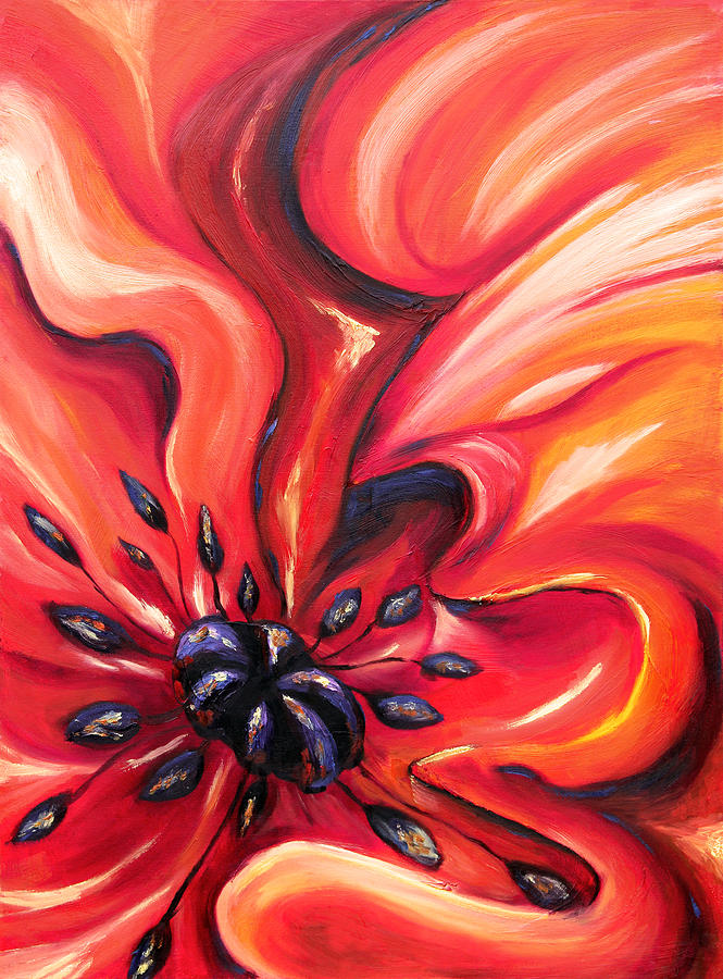 Consuming Fire Painting by Meaghan Troup
