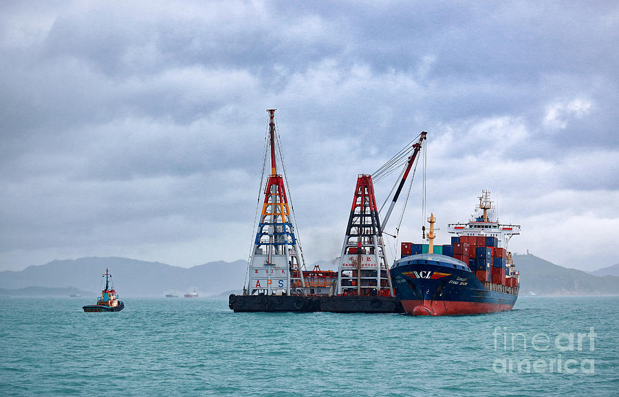 Container Ship Otana Bhum Photograph by Charline Xia
