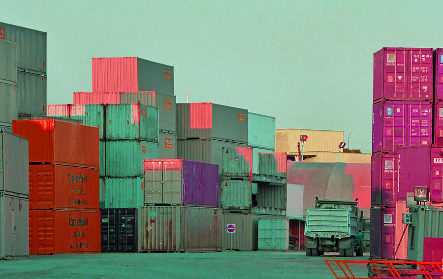 Containers 3 Photograph by Laurie Tsemak