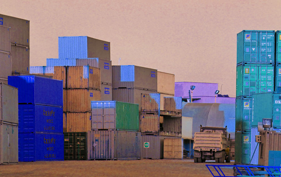 Containers 5 Photograph by Laurie Tsemak